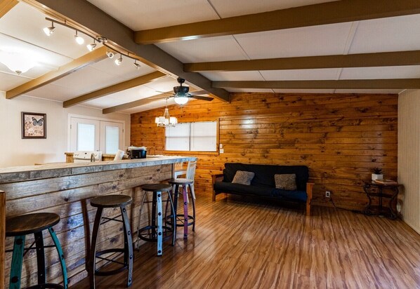 Interior - Relax under the trees or take a walk to the Frio River! (Concan)