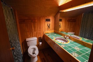 Bathroom - Riverfront cabin with a pool! (Concan)