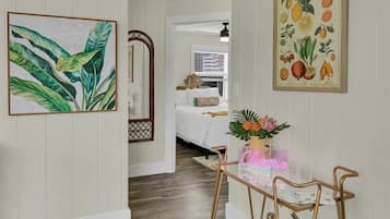 2 bedrooms, iron/ironing board, travel crib, free WiFi