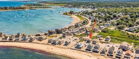 Beach nearby, sun-loungers, beach towels