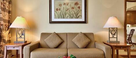 Apartment, 1 Bedroom, Accessible, Balcony | Living room