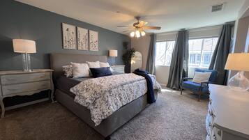 3 chambres, bureau, fer et planche Ă repasser, Wi-Fi gratuit