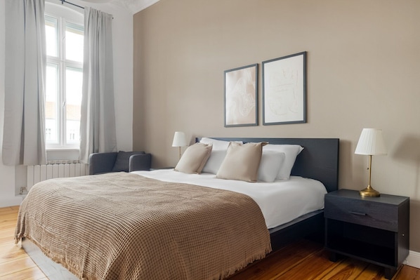 2 chambres, fer et planche à repasser, Wi-Fi, literie fournie