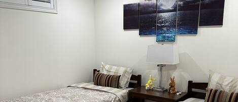 2 室のベッドルーム、WiFi、ベッドシーツ