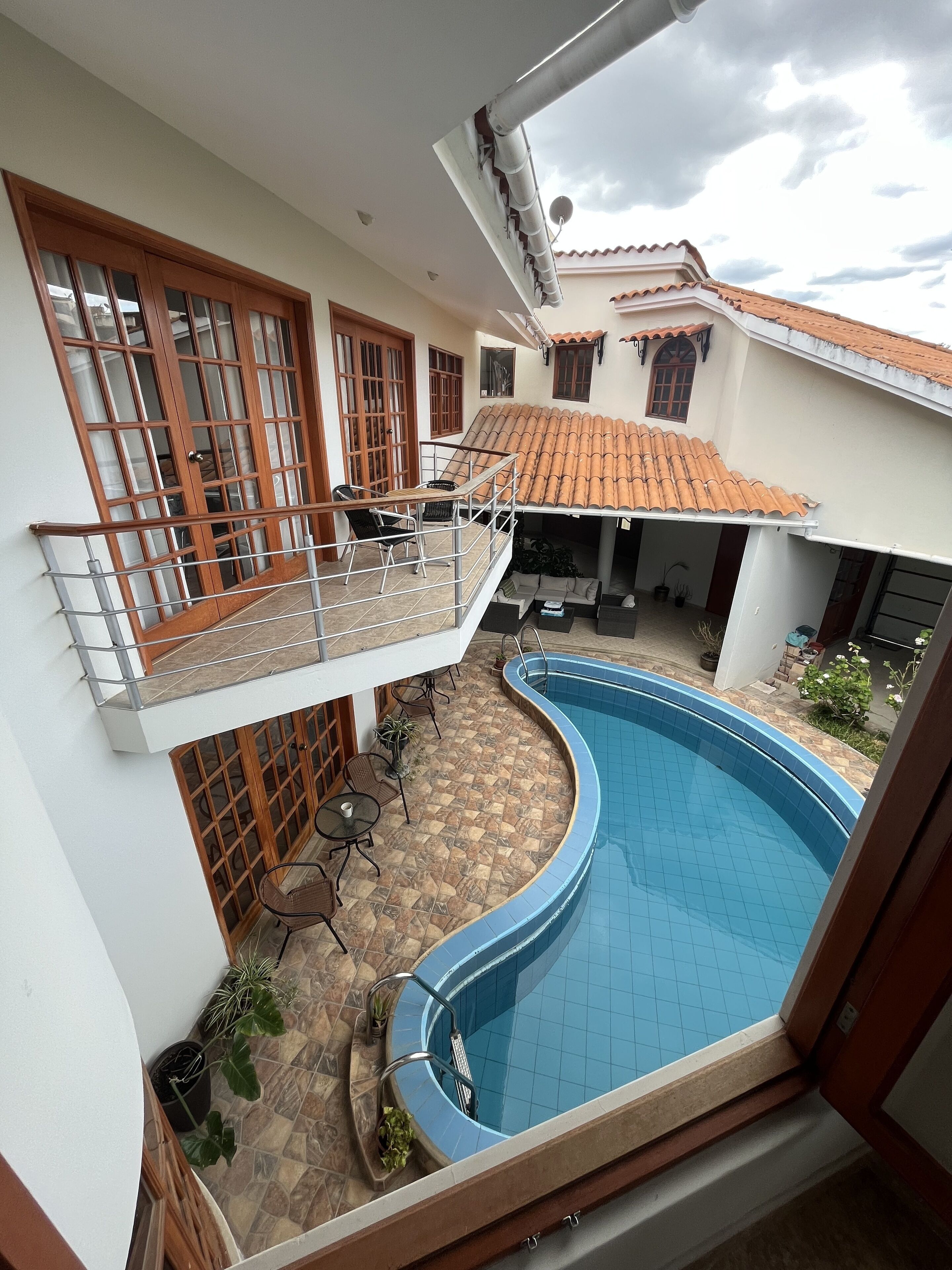 Piscine extérieure, piscine chauffée