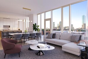 Interior - Stylish South End Studio w/ W/D & Gym, nr Whole Foods, by Blueground (Boston)