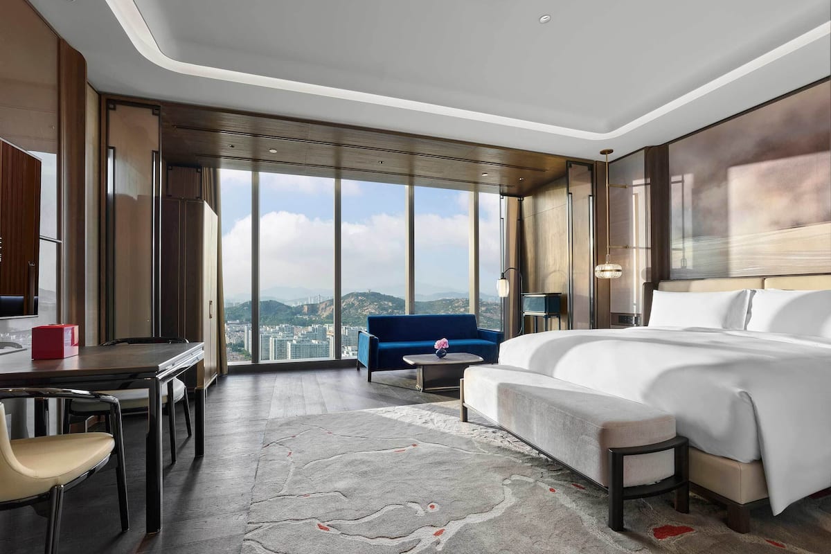 Reserve City View King | Premium bedding, down comforters, minibar, individually decorated