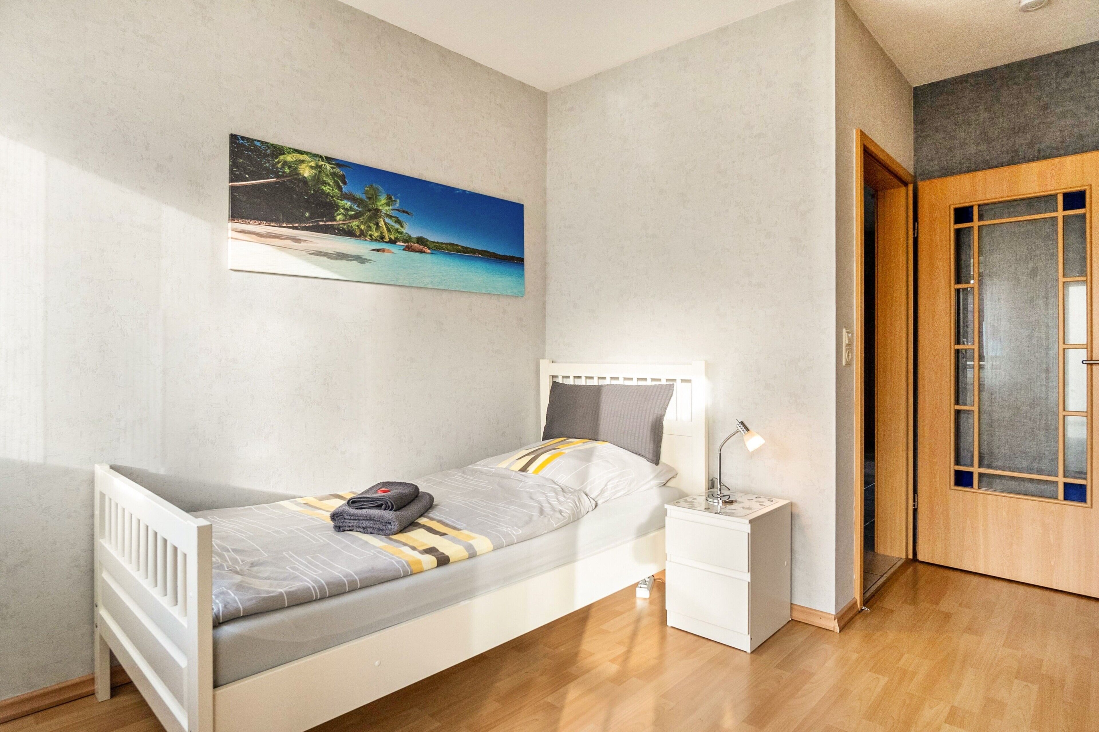 2 bedrooms, iron/ironing board, WiFi (free), bed sheets