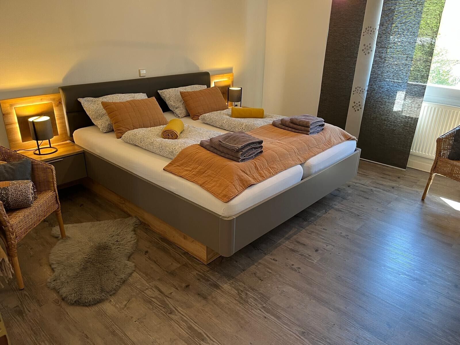 2 bedrooms, iron/ironing board, WiFi (free), bed sheets