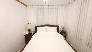 Basic Room | Premium bedding, memory-foam beds, free WiFi