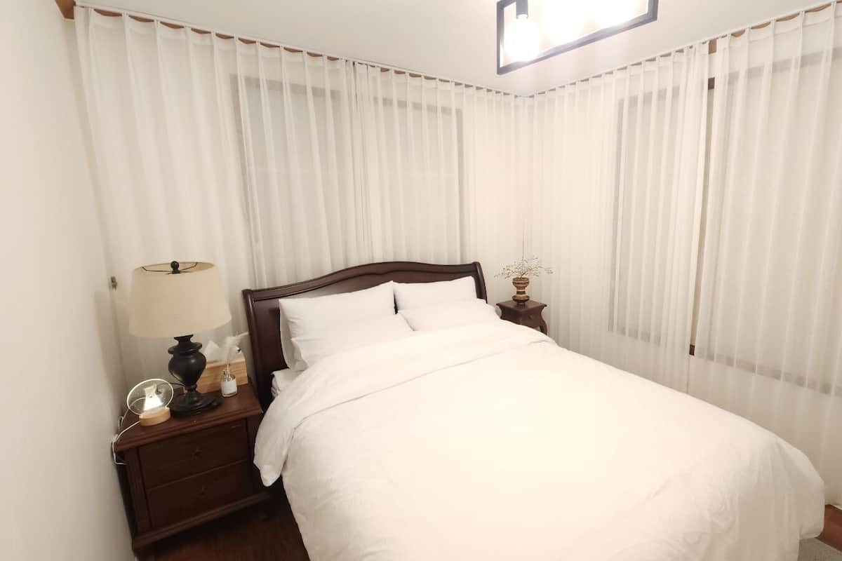 2 bedrooms, premium bedding, memory-foam beds, free WiFi