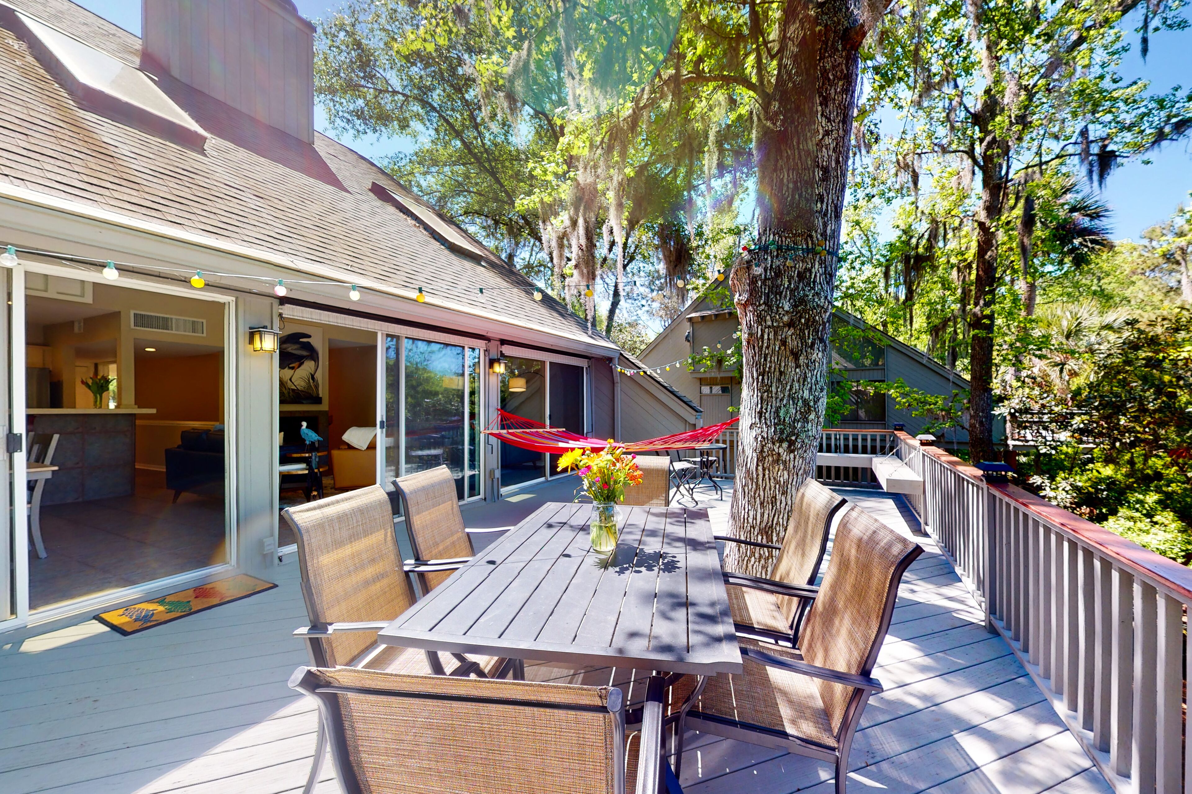 Lakefront home with lake views, outdoor pool, tennis, grill