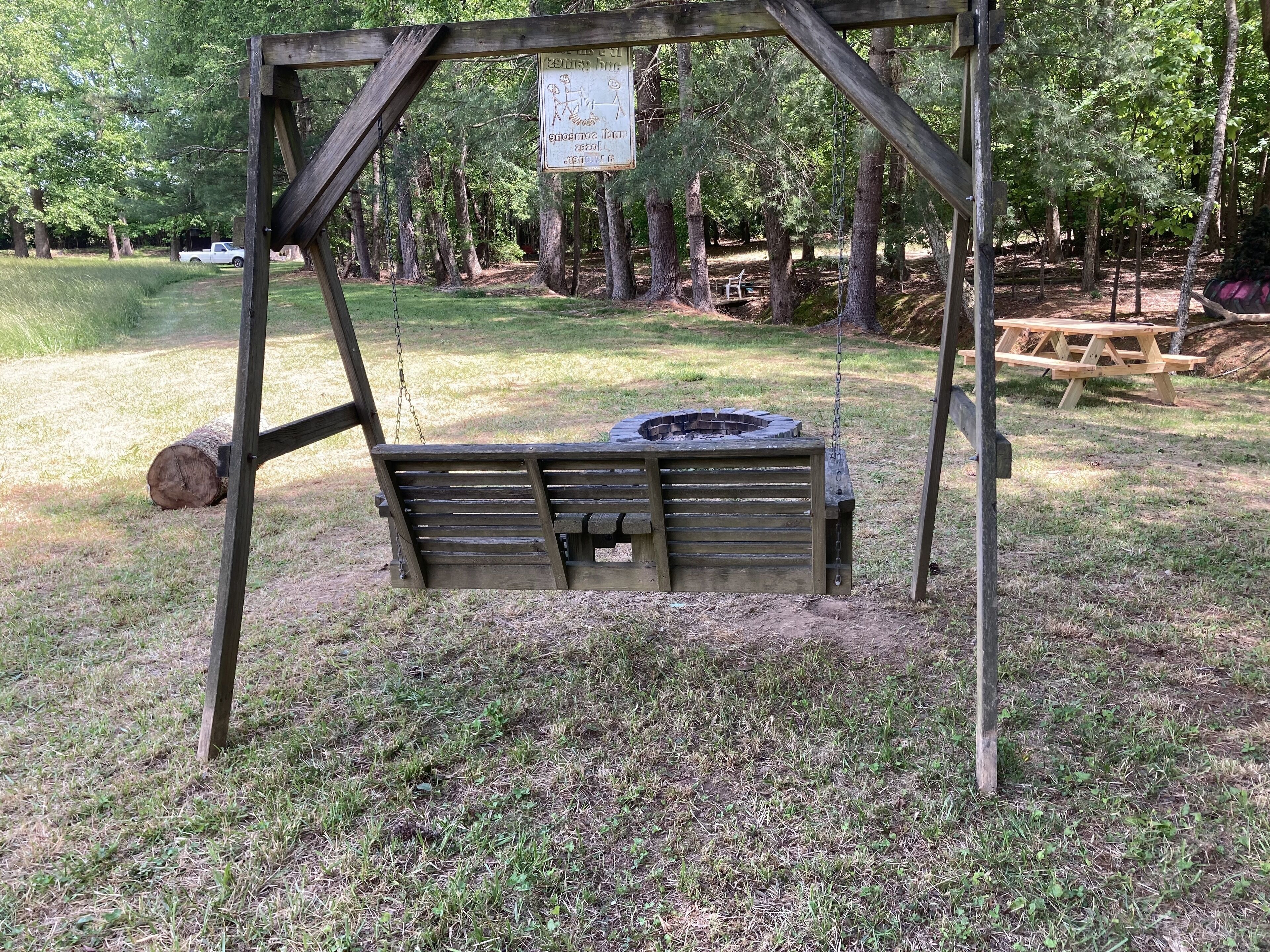 Primitive camping by Neal Creek site #2