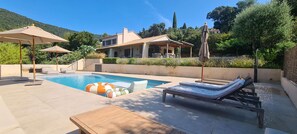 A heated pool - LA CROIX VALMER - SEA VIEW (LA CROIX VALMER)