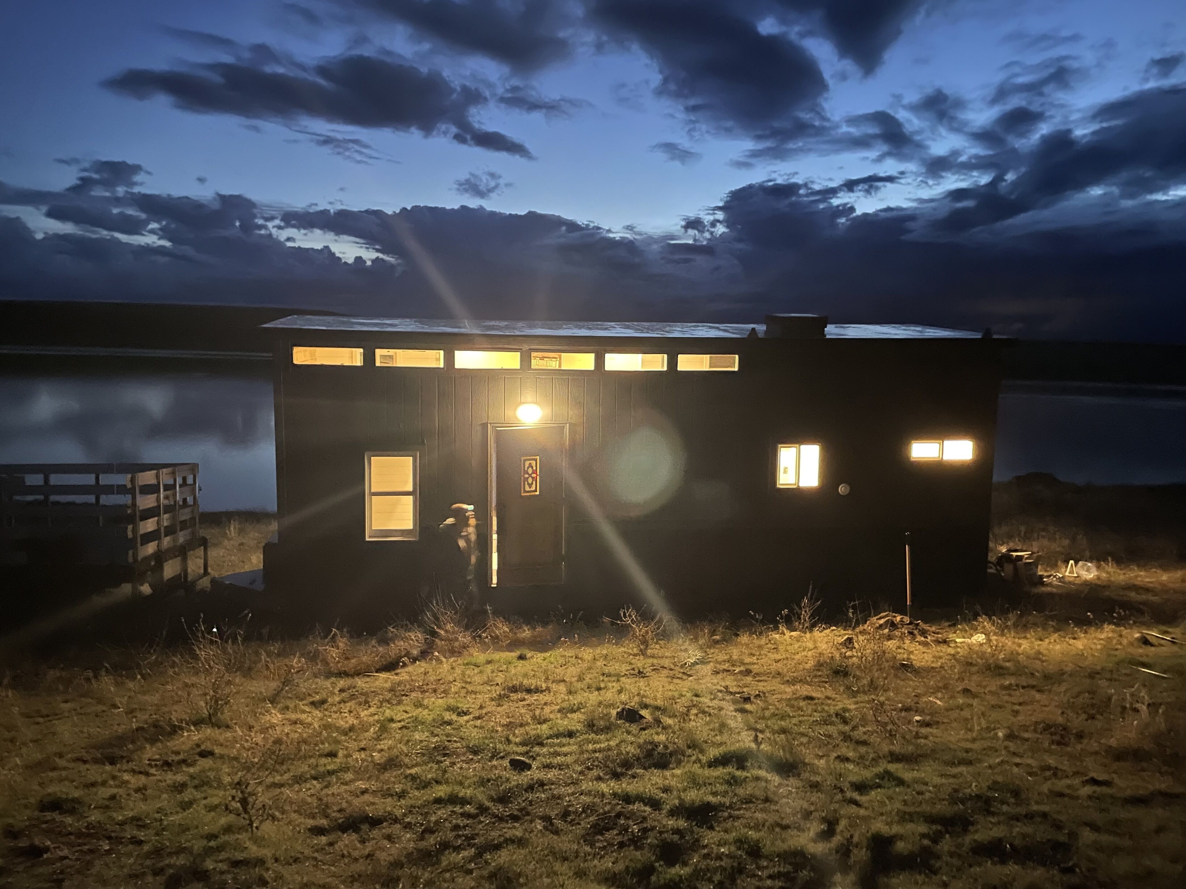 Tiny House on Moses Lake with Dock, Boat Launch, Large deck w/ Hot Tub and grill