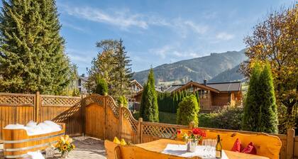 Riverside chalet with terrace and sauna in Kaprun