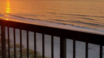 Vista a la playa o el mar