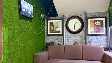 Sittområde i lobbyn