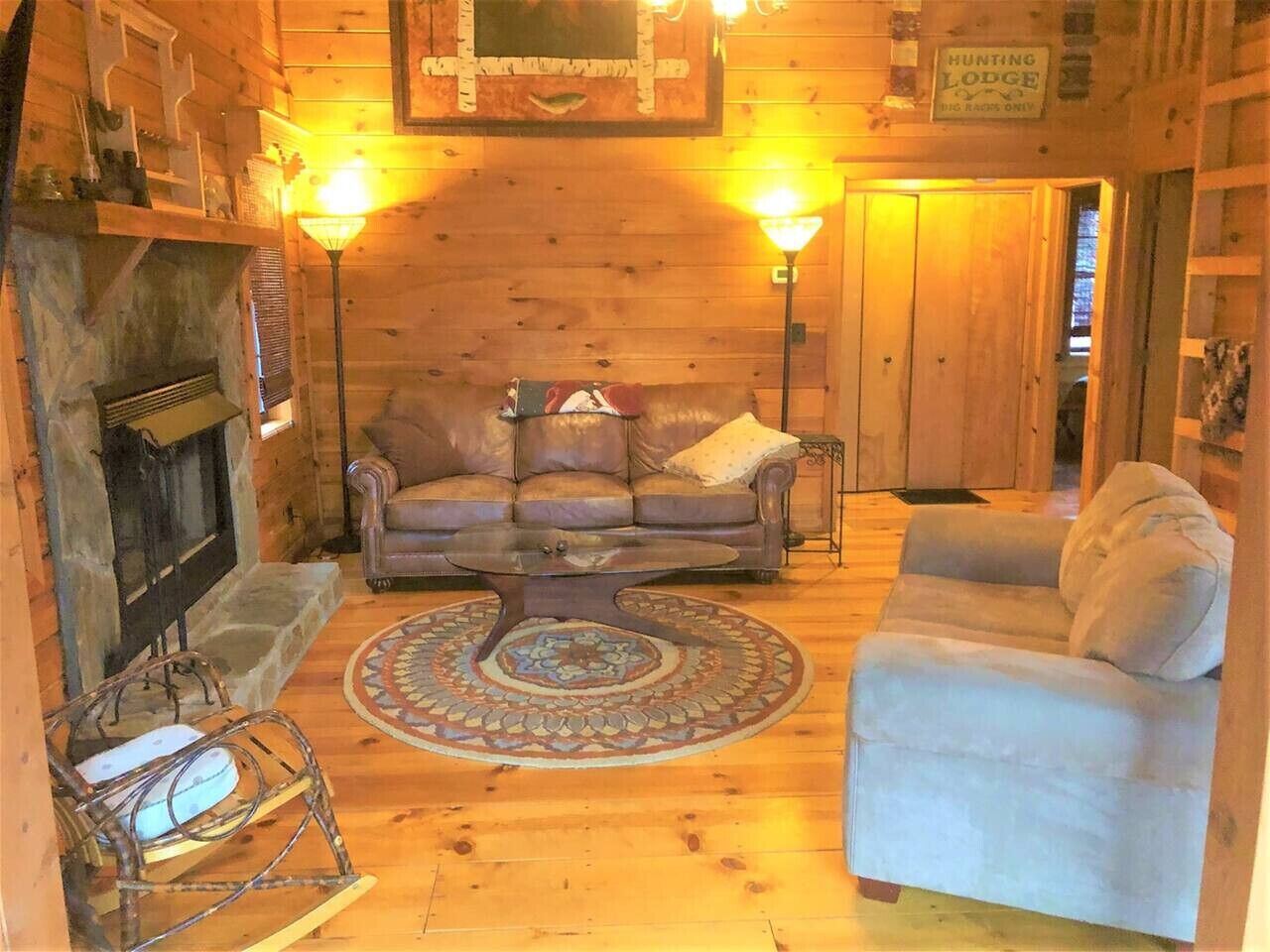 TV, fireplace, DVD player