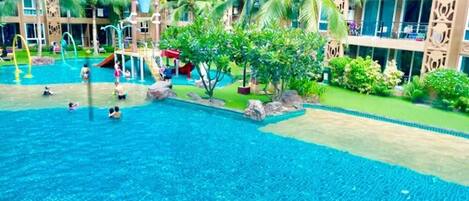 公寓, 1 間臥室, 無障礙, 陽台 | 游泳池 | 室外游泳池