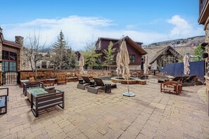 Outdoor dining - The Sebastian, Award Winner!  Vail Village-Ros, Hot Tub, Pool, (Gondola 1) Ski Storage (Vail)