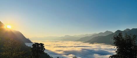 Uitzicht vanuit accommodatie