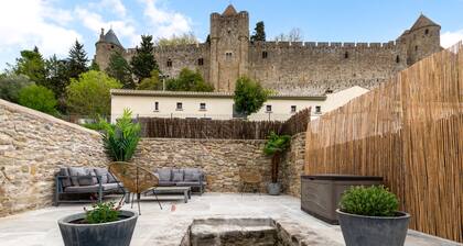 Au Puits de la Cité - Terrasse Vue Cité - Wifi - Free parking