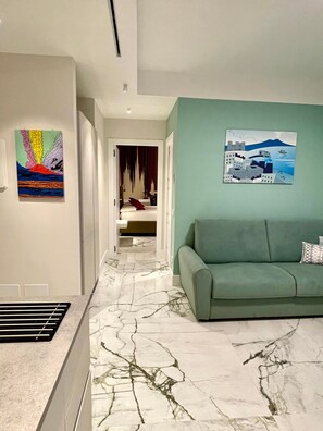 Interior - Apartment 'Gio Mar Green' with Mountain View, Wi-Fi and Air Conditioning (Piano di Sorrento)