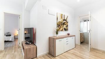 1 chambre, fer et planche Ă repasser, Wi-Fi gratuit, draps fournis