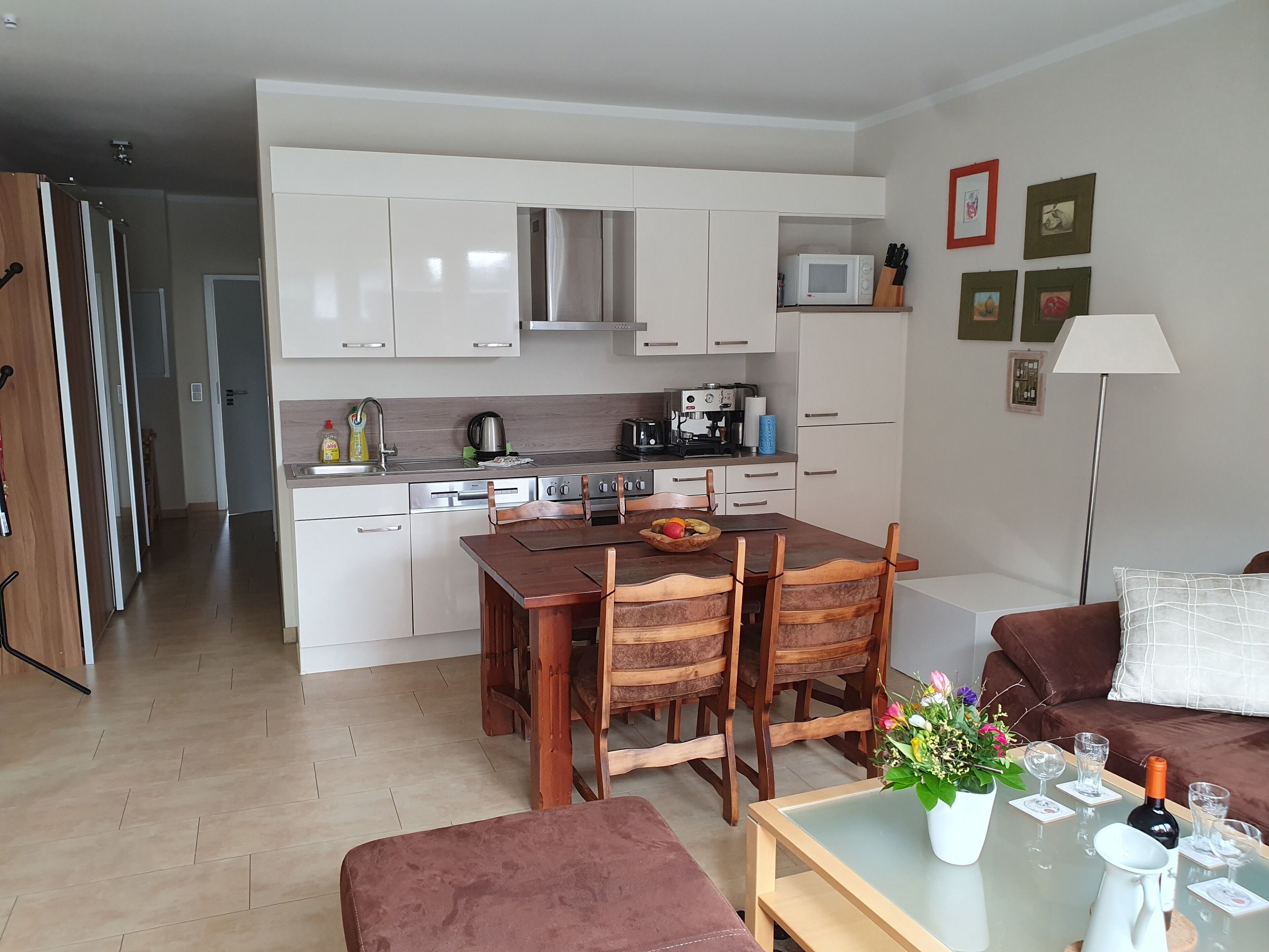 Modern apartment for 4 people with a beautiful terrace in Bad Doberan.