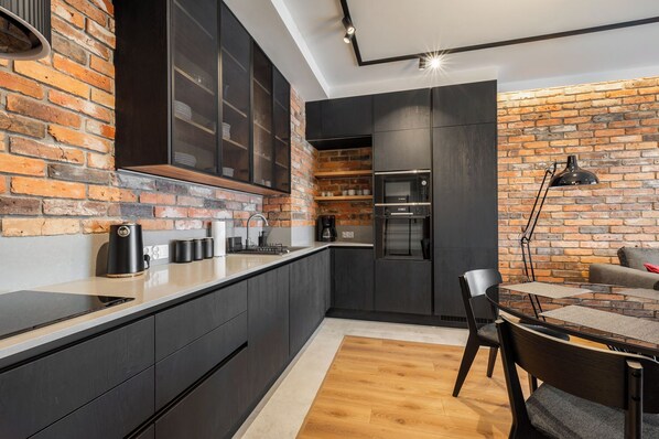 Leilighet – superior | Eget tekjøkken | Kjøleskap, kokeplater, oppvaskmaskin og kaffetrakter/tekoker