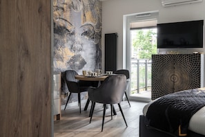 Design-Studiosuite, 1 Queen-Bett | Executive-Lounge