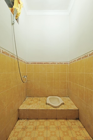 Ducha, toallas, papel higiénico