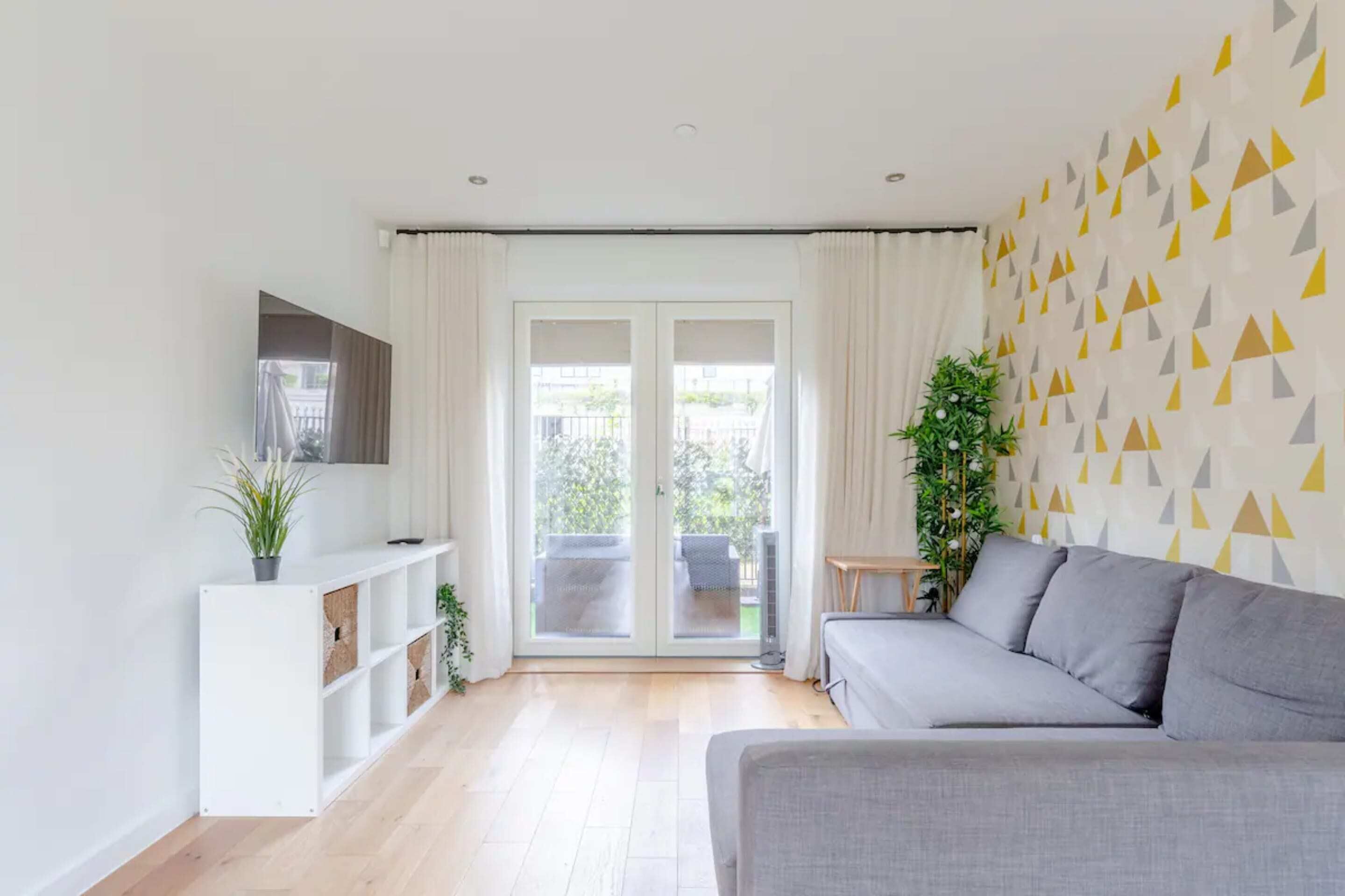 Basic House, Multiple Beds | Living area | TV