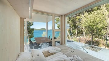 Deluxe Relax Holiday Home with Pool Sea View 2 | Vista desde la habitación