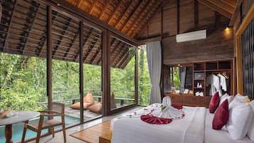 2 habitaciones, minibar, wifi gratis y ropa de cama