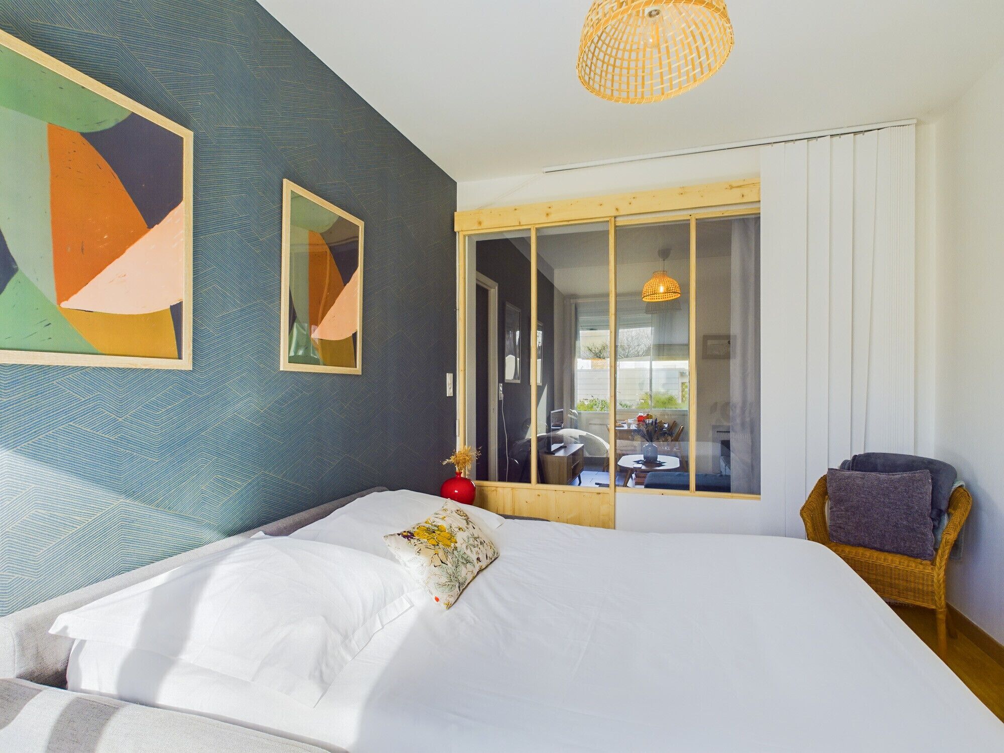 1 chambre, fer et planche à repasser, Wi-Fi gratuit