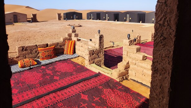 Terrace/patio - Bivouac Le Charme d'Aladdin (M'Hamid El Ghizlane)