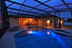 Una piscina climatizada