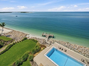 A heated pool - 2BR Marco Island condo with pool, WiFi, kitchen, and beach access (Marco Island)