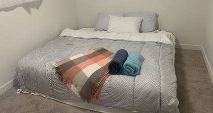 Centrally located, Cozy two bedroom basement apartment, 10 mins from YYC airport