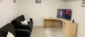 Centrally located, Cozy two bedroom basement apartment, 10 mins from YYC airport