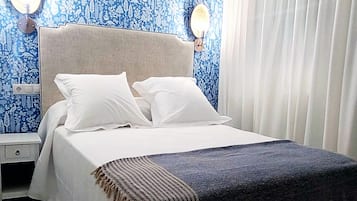 2 bedrooms, laptop workspace, blackout curtains, iron/ironing board