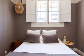 1 makuuhuone, vuodevaatteet