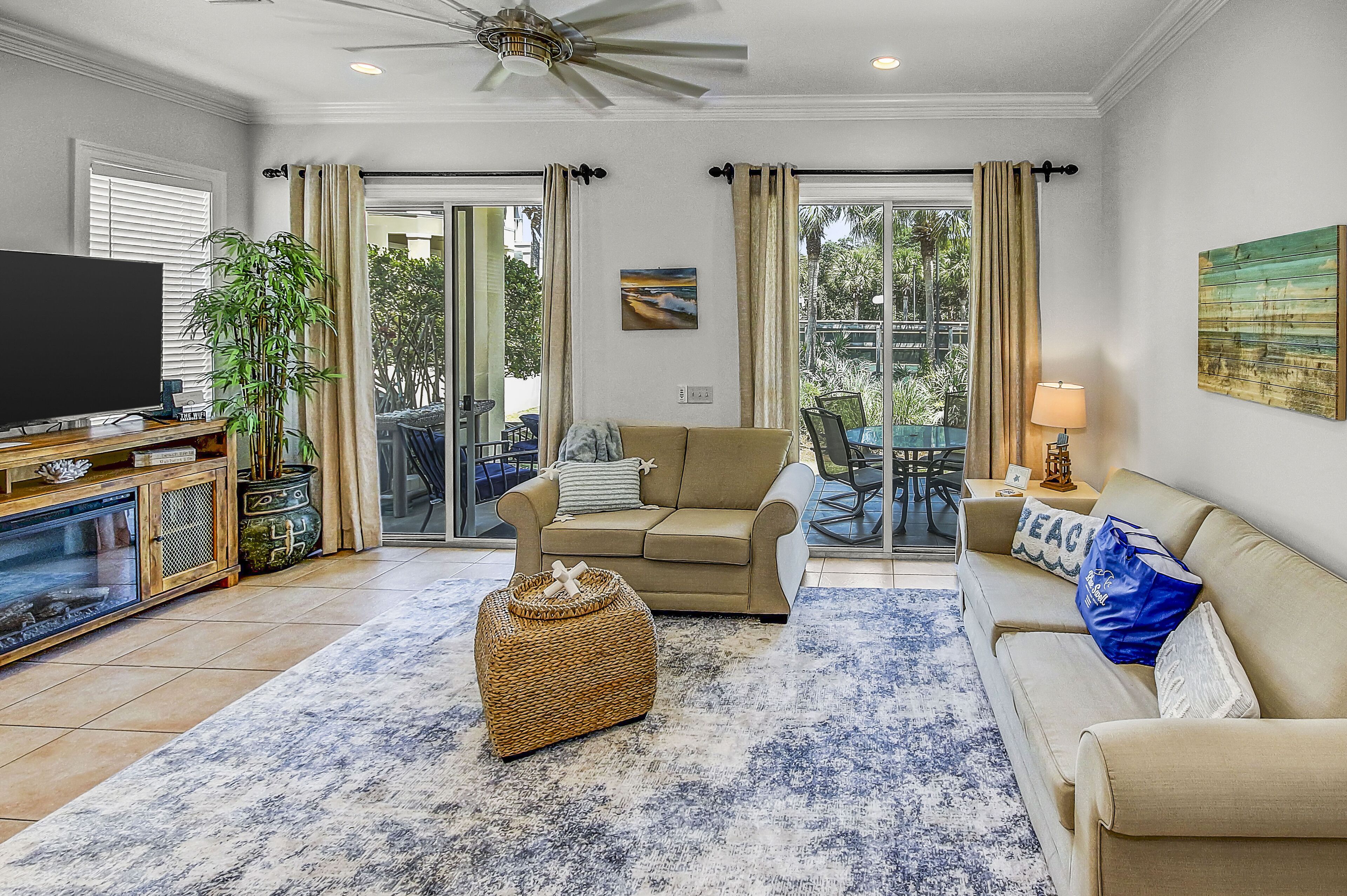 Mediterranean Oasis w/ Private Beach Access and Gulf-Front Pool! Sleeps 10