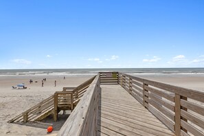 On the beach
