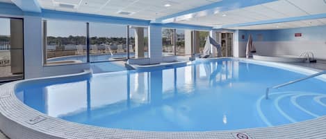 Indoor pool, a heated pool