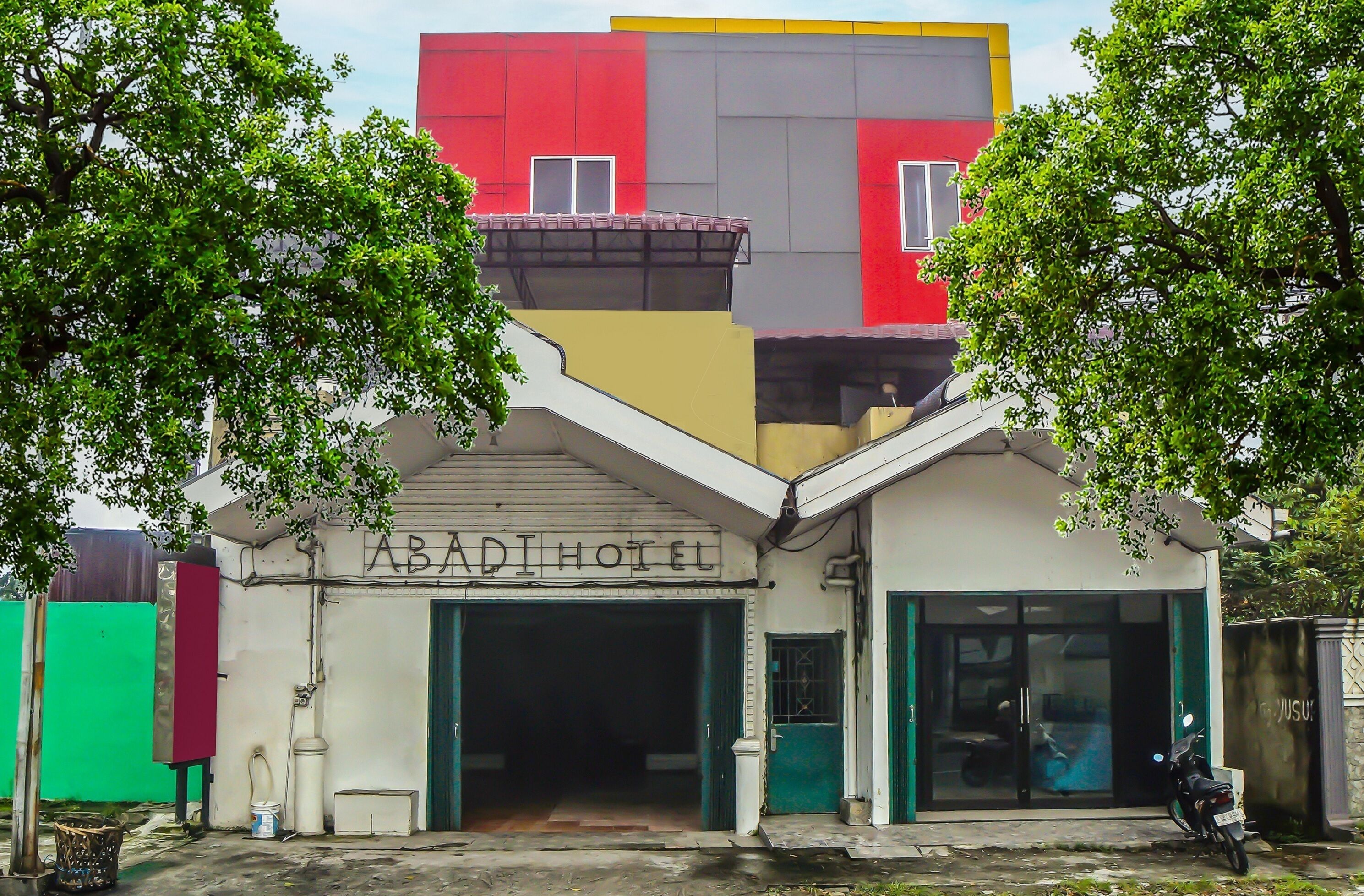Fachada de la propiedad