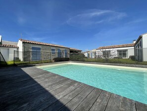 Pool - Large villa with WIFI, garden, 10 beds in Saint-Denis-d'Oléron (Saint-Denis-d'Oléron)