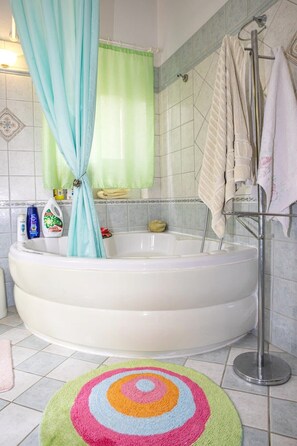 Shower, hair dryer